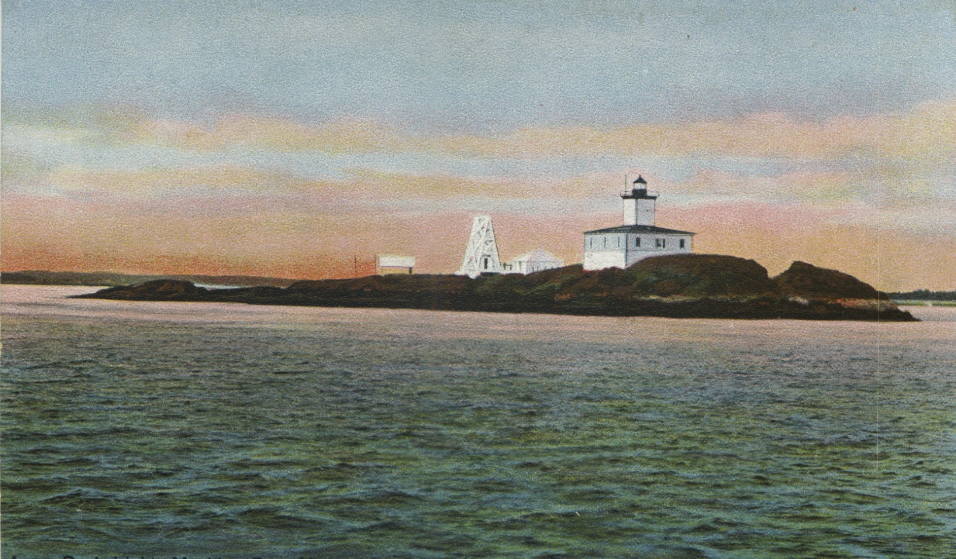 Avery Rock Lighthouse Postcard