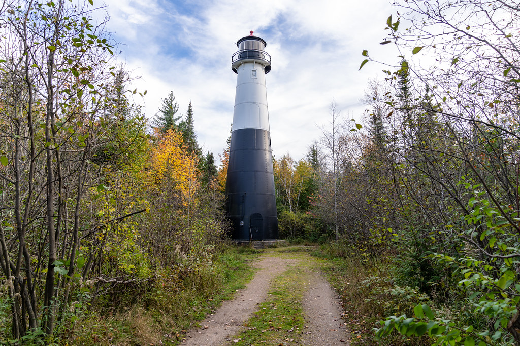 Grand Island Harbor Range Lighthouses